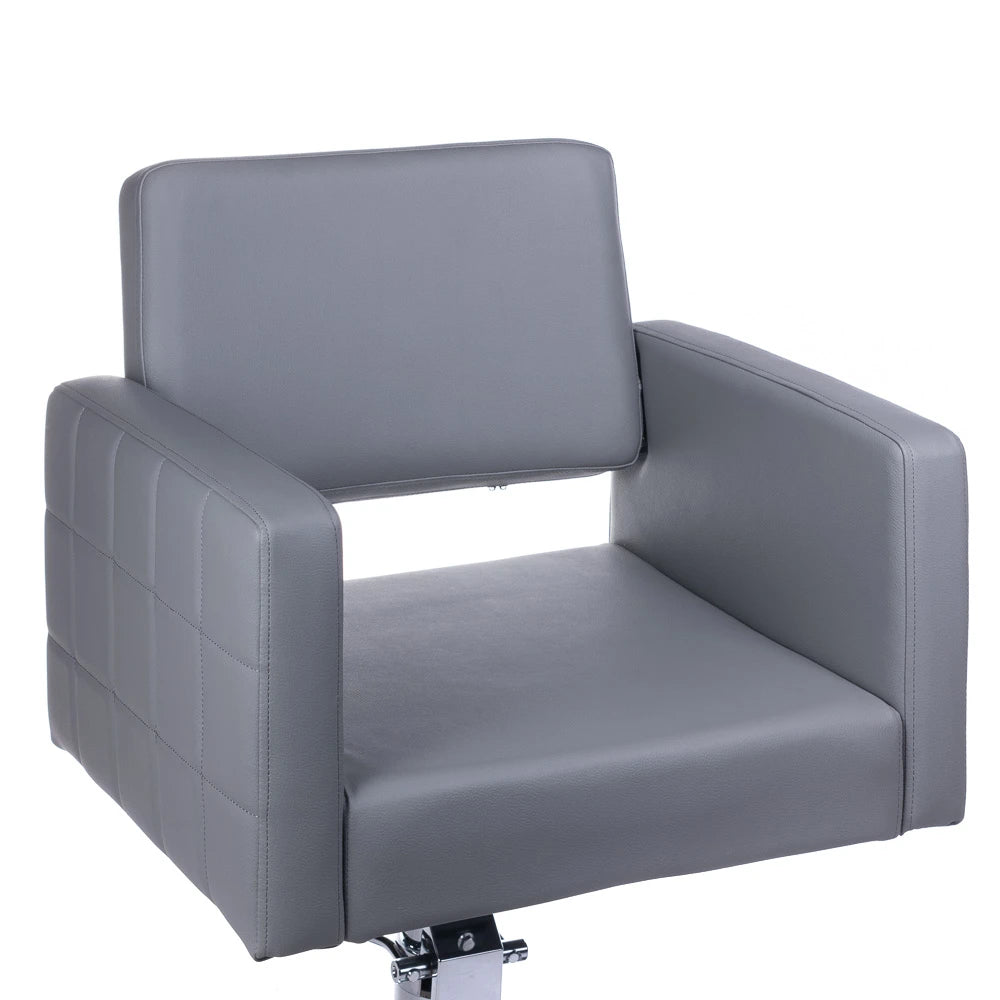 Hairdressing chair Ernesto BM-6302, light gray