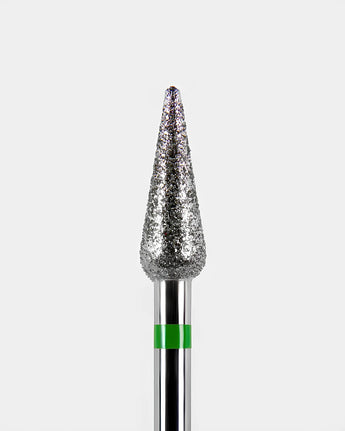 Dark by Rior Diamanten freesstift №120, Druppel groen lang 0,42 mm