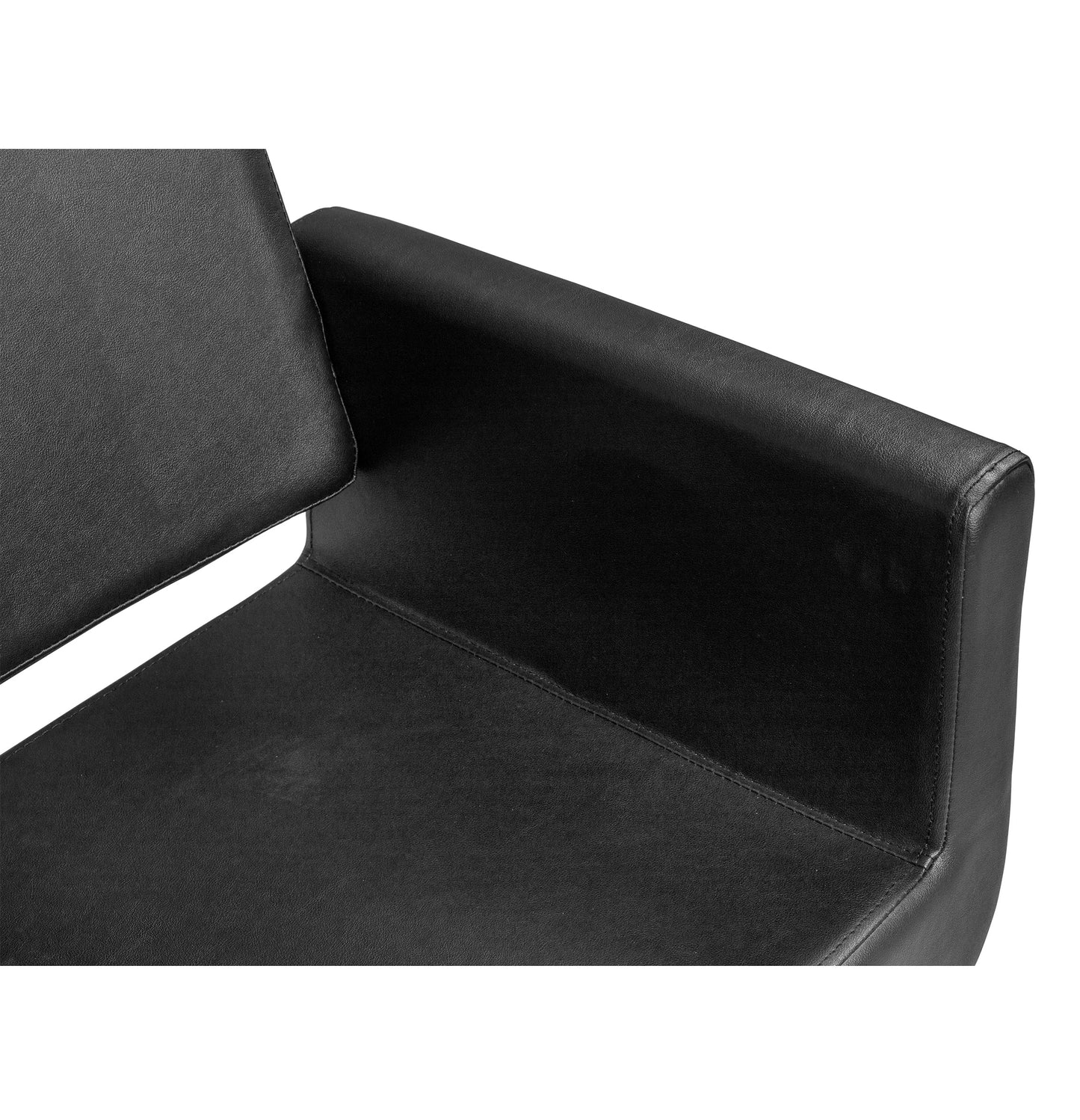 CHIC R Black Round Base Barber Chair