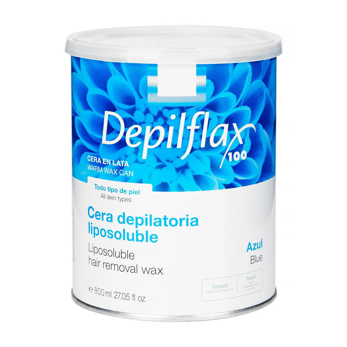 Depilflax vaškas depiliacijai su azulenu, 800 ml