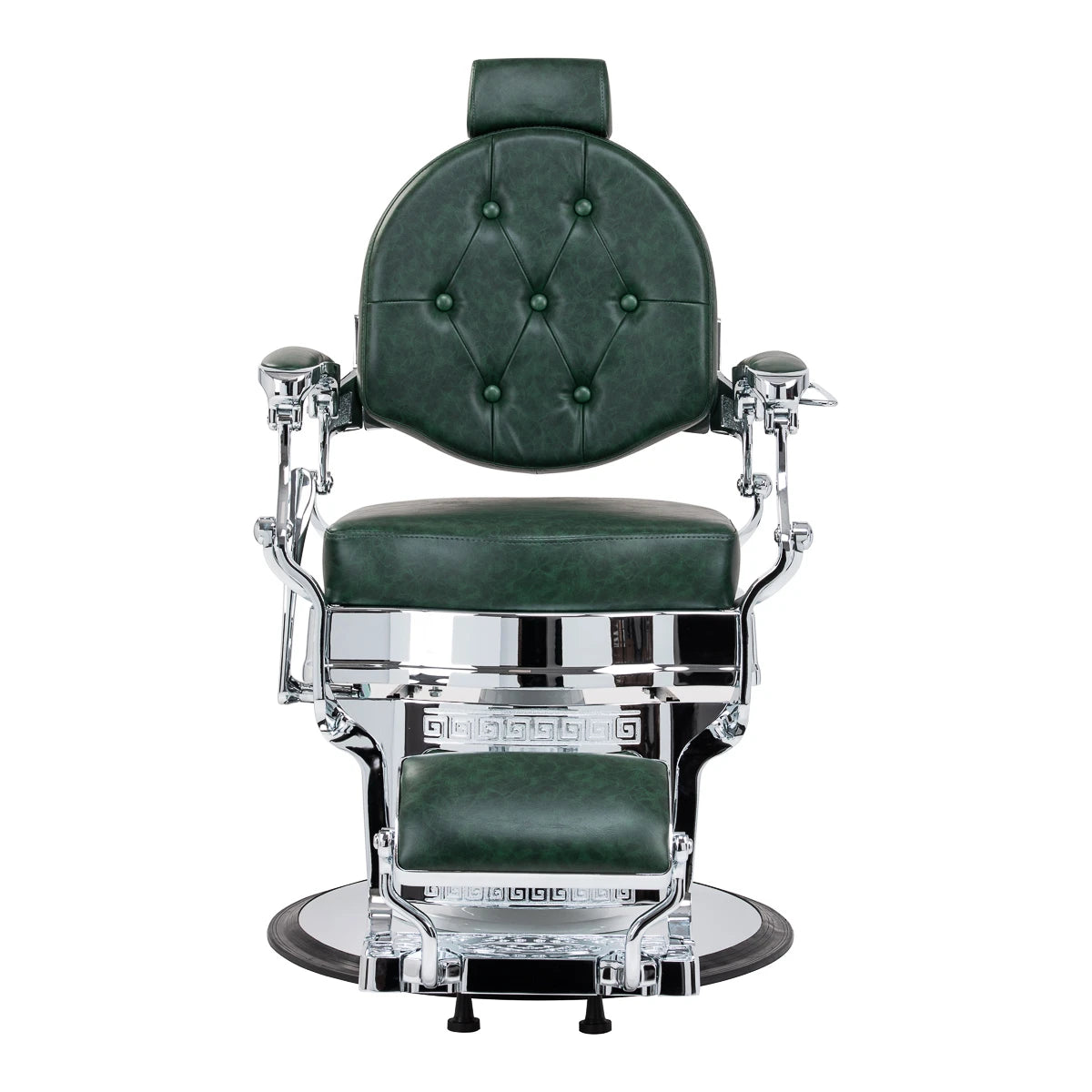 Barber chair Gabbiano President green Chrom