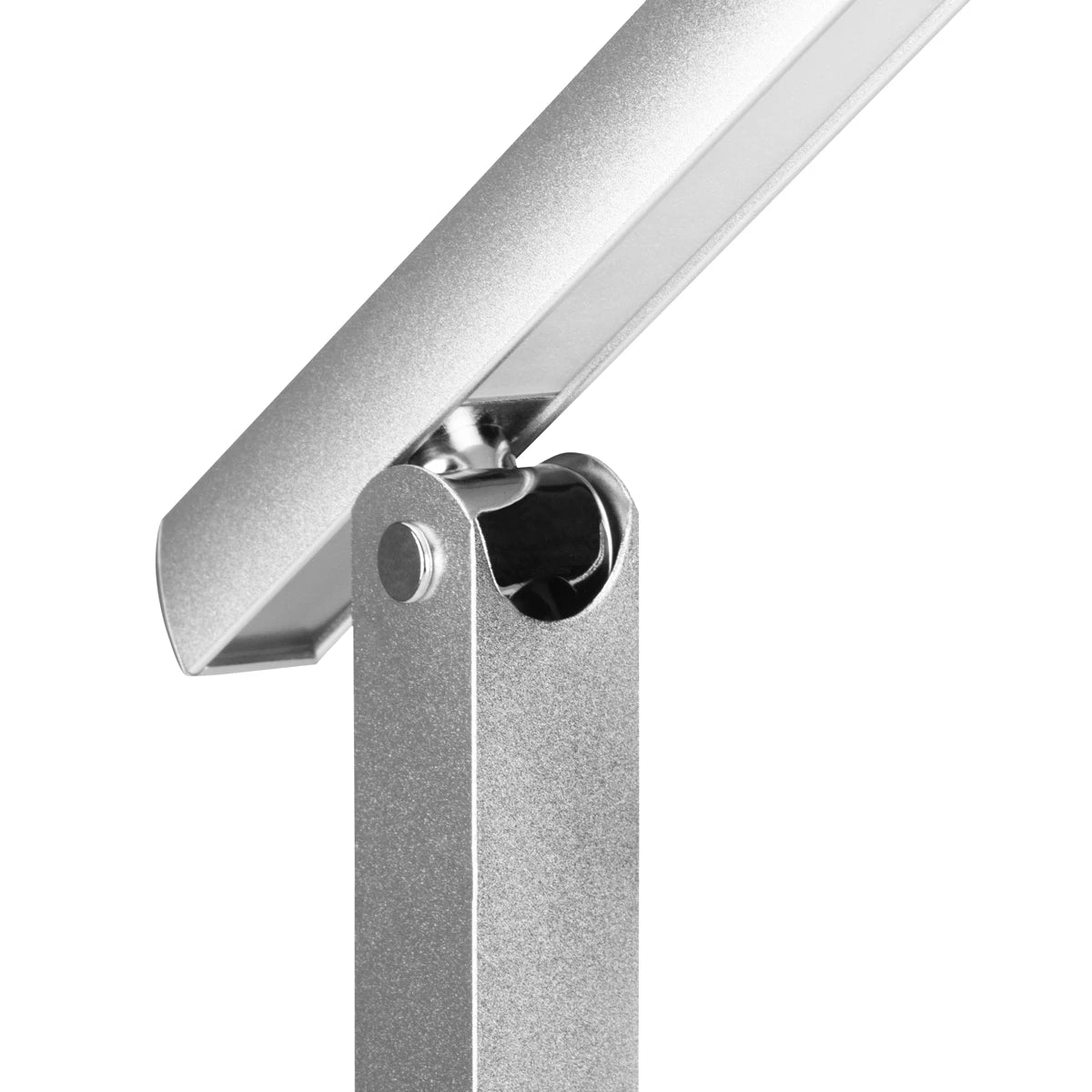 Тонкая настольная LED лампа, All4light, серебристая
