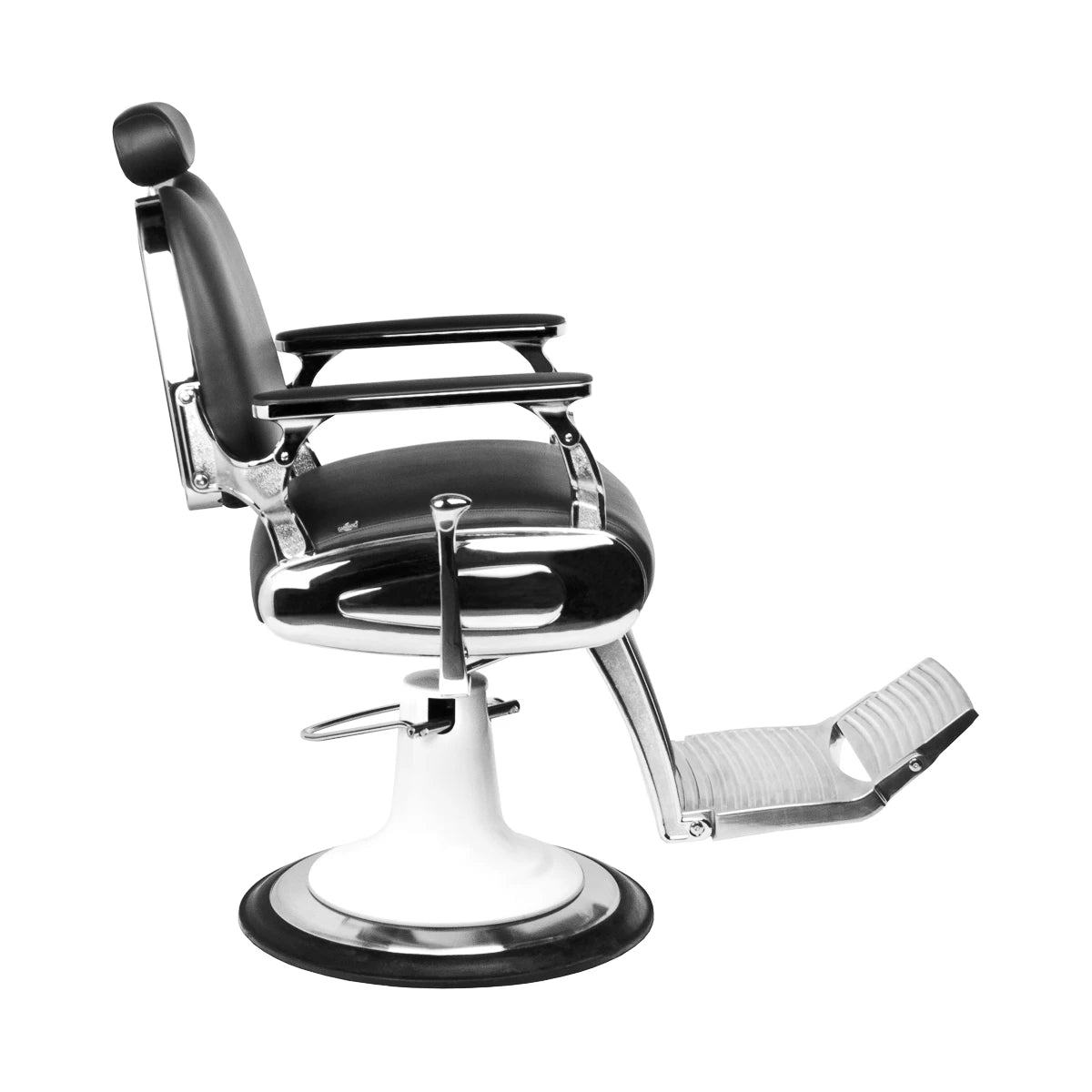 fauteuil Barbier Gabbiano noir moto style