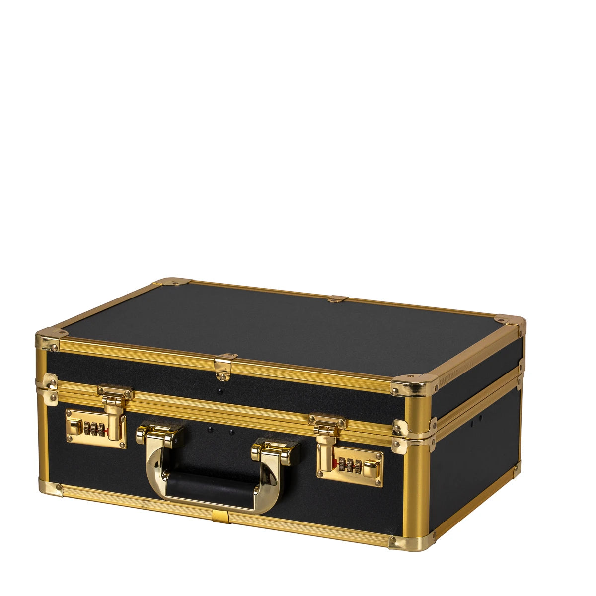 Hairdresser's case gold black