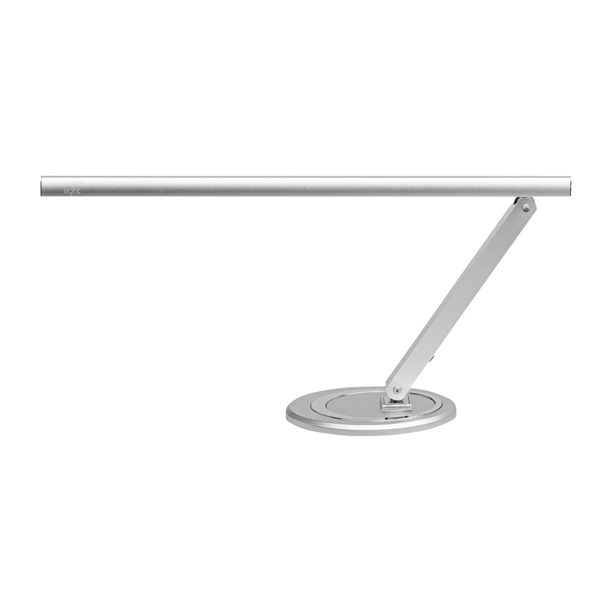 Тонкая настольная LED лампа, All4light, серебристая