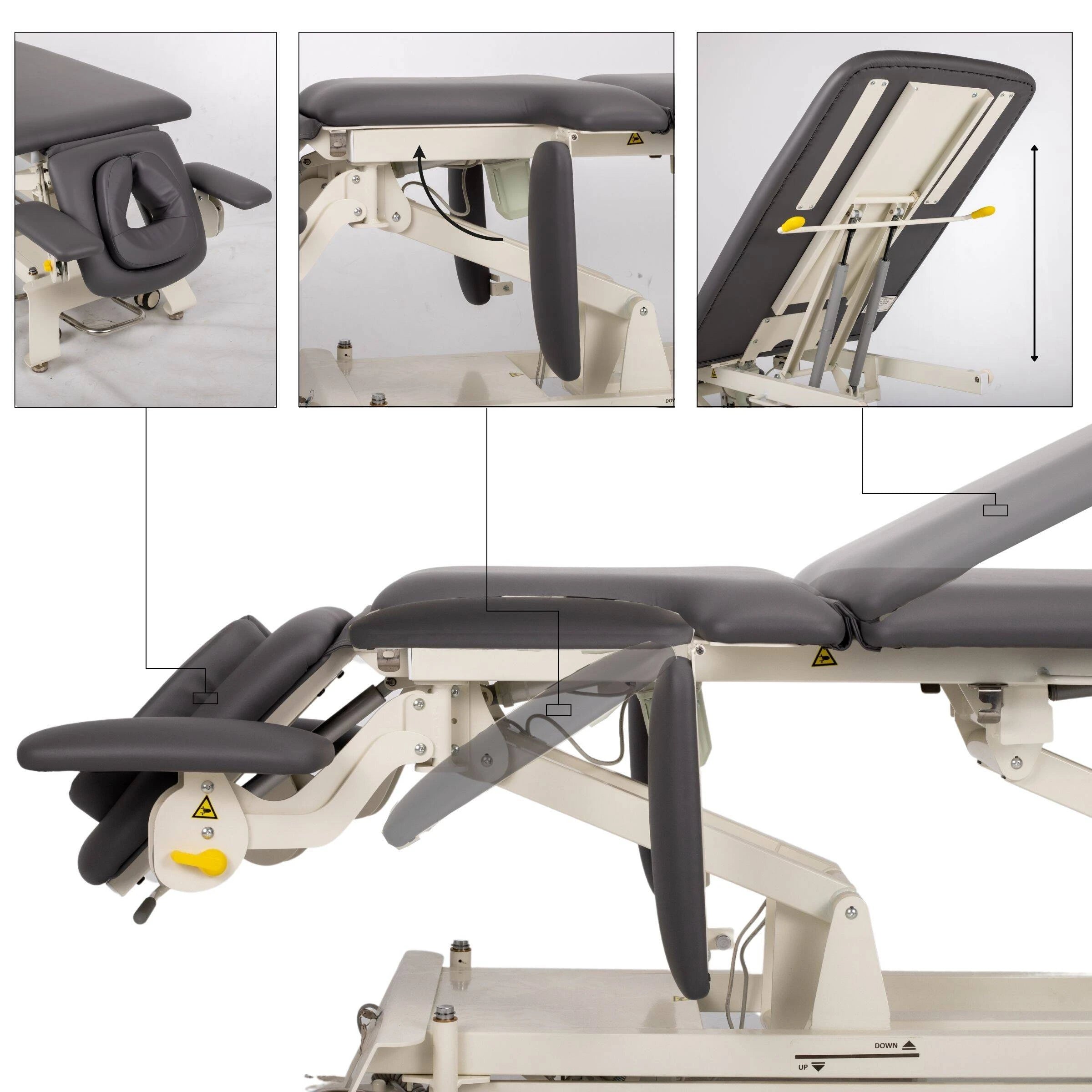 Stationary table de massage Evero X7 ERGO doux Touch K622 gris
