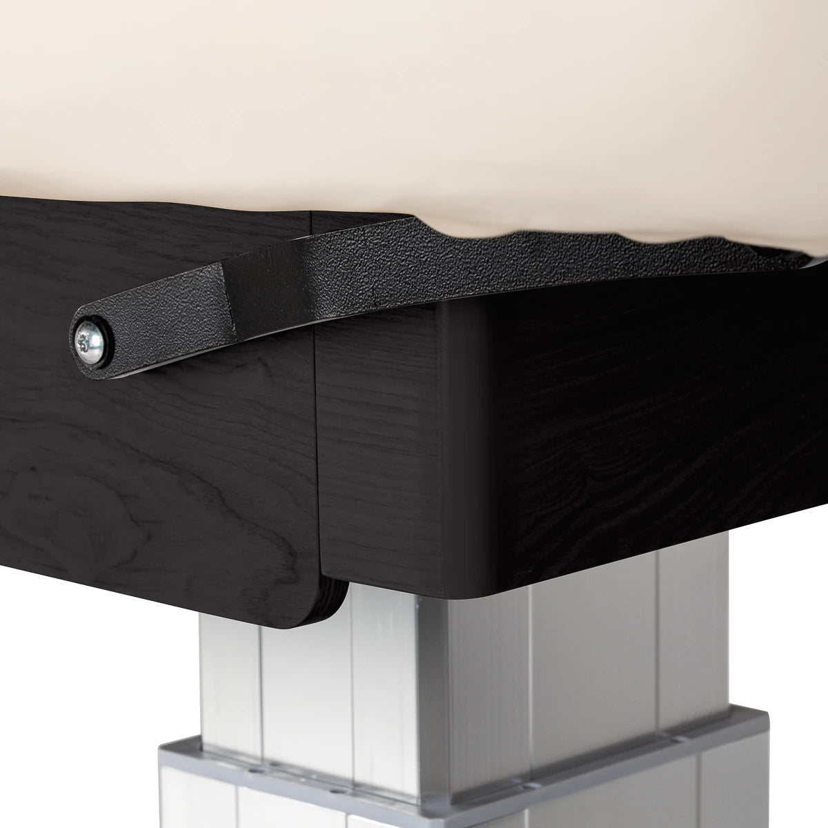 SPA kušete Sillon Comfort, krēmkrāsa ar melnu pamatni
