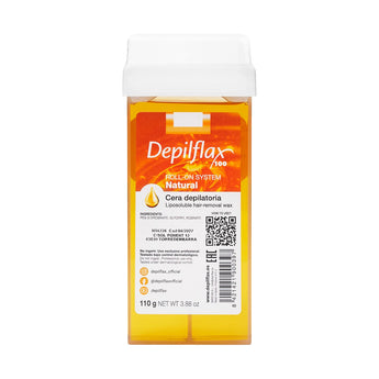 Depilflax 100 depilatory wax, natural roll 110g