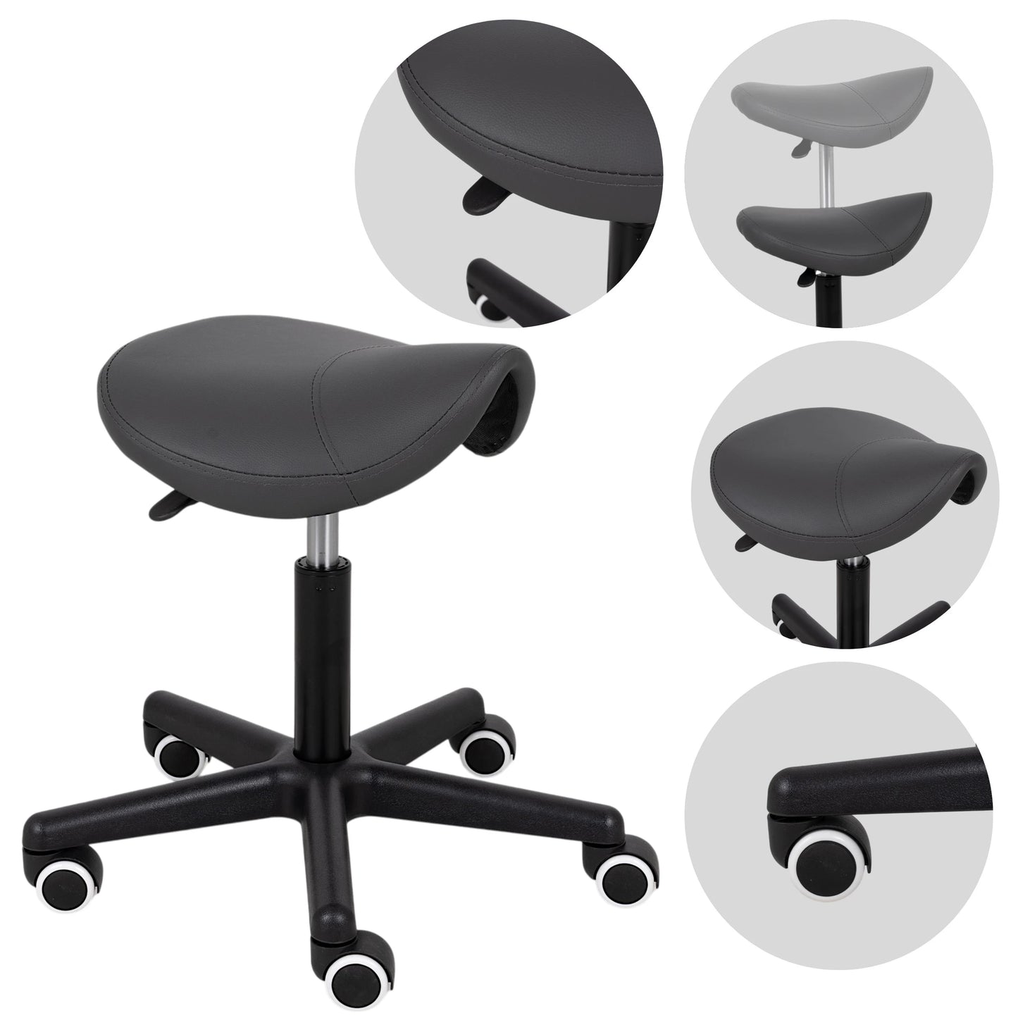 Friziera krēsls LUMO, Comfy Base k521, pelēks