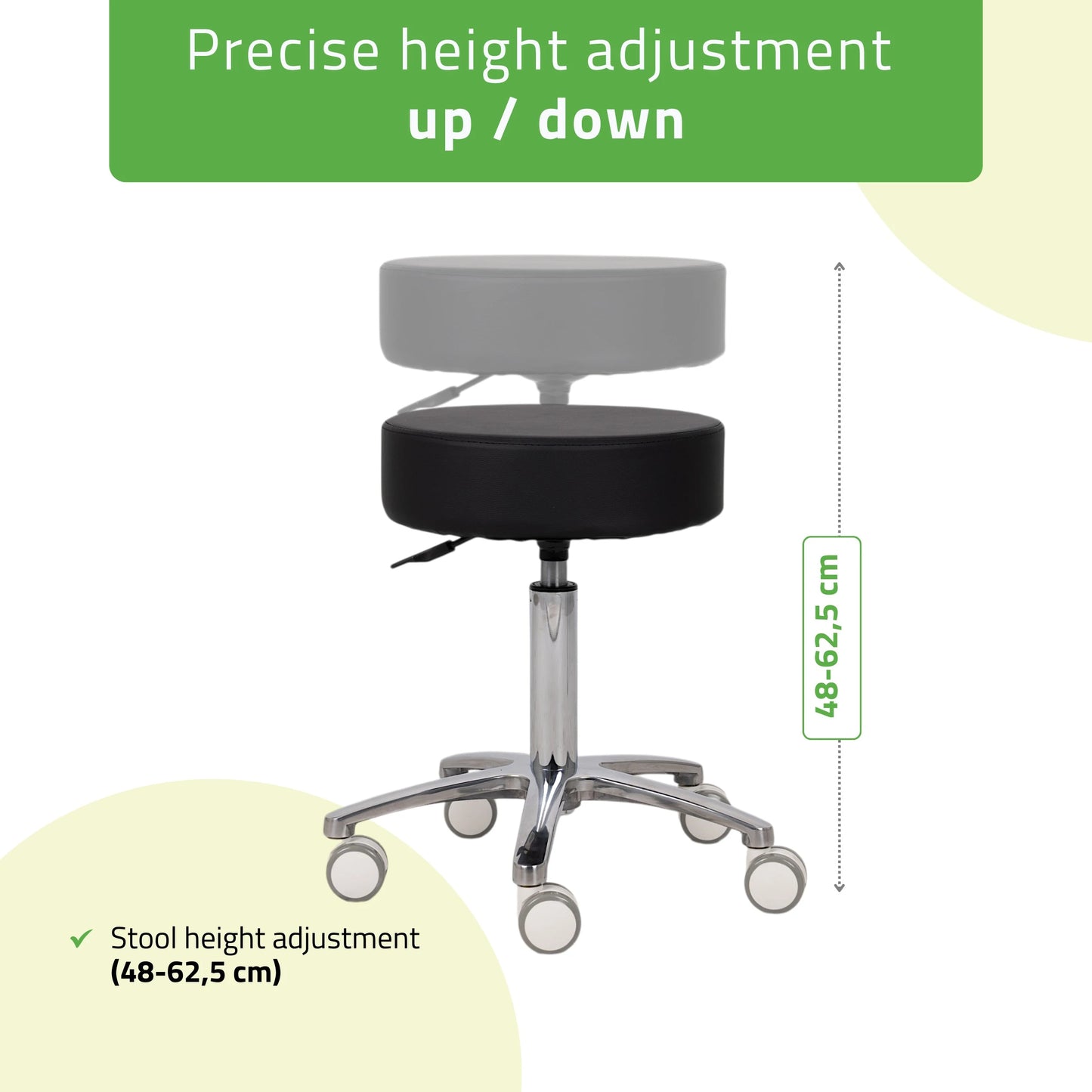 Krēsls Mobi Comfy Base k515, melns