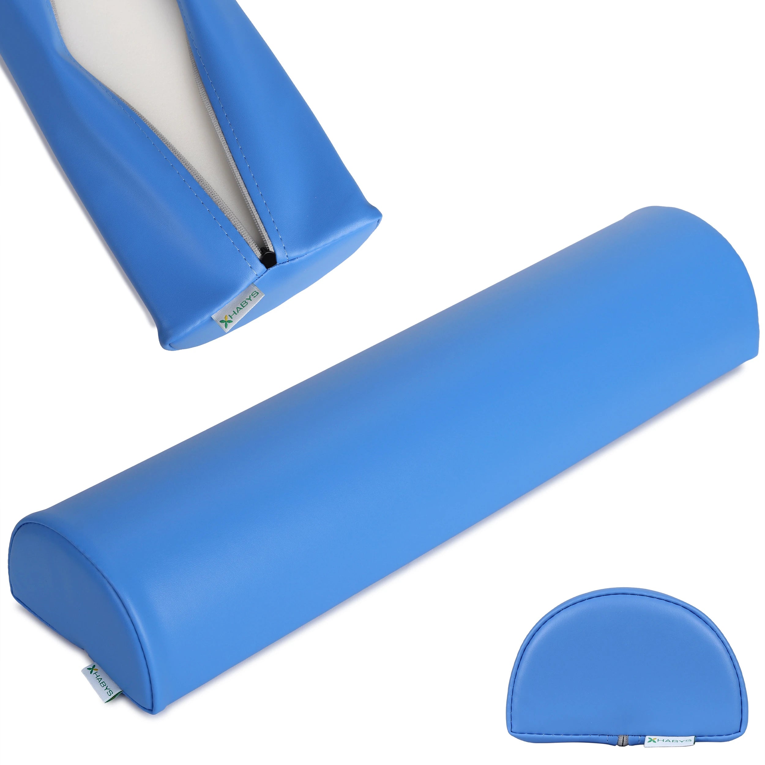 Poolkaarekujuline bolster 60x15x10, sinine