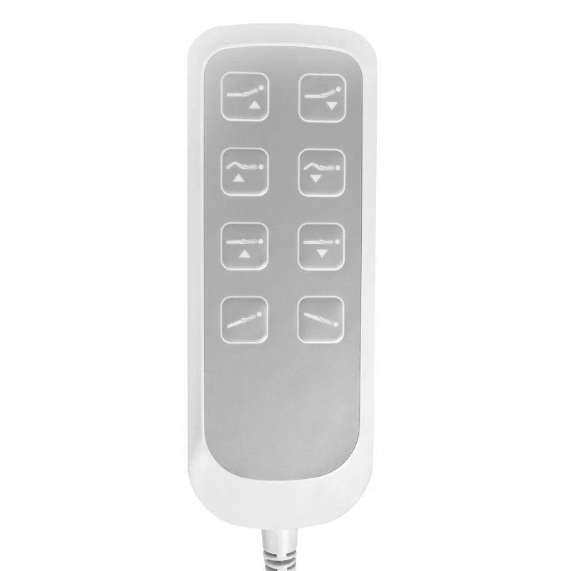Beauty bed-couche LUX, 4 motors, white with a cradle