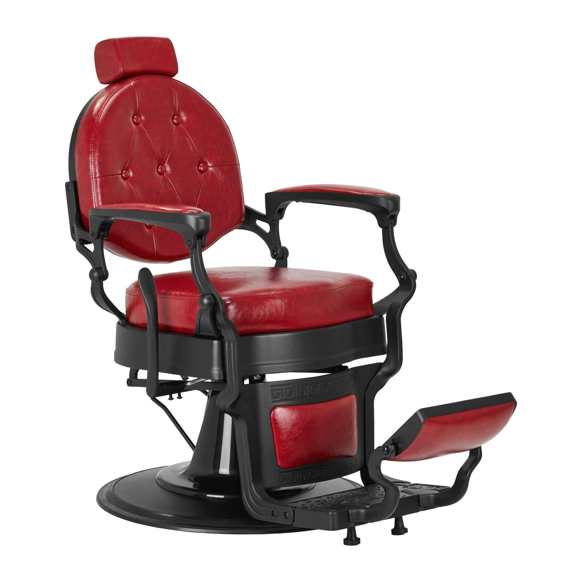Hairdressing chair Gabbiano President red