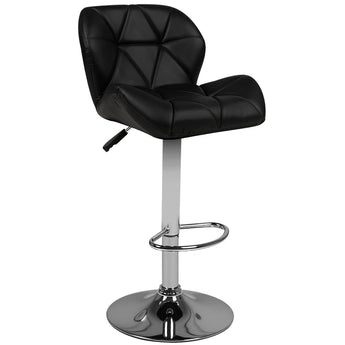 Bar tabouret m01 quilted réglable noir