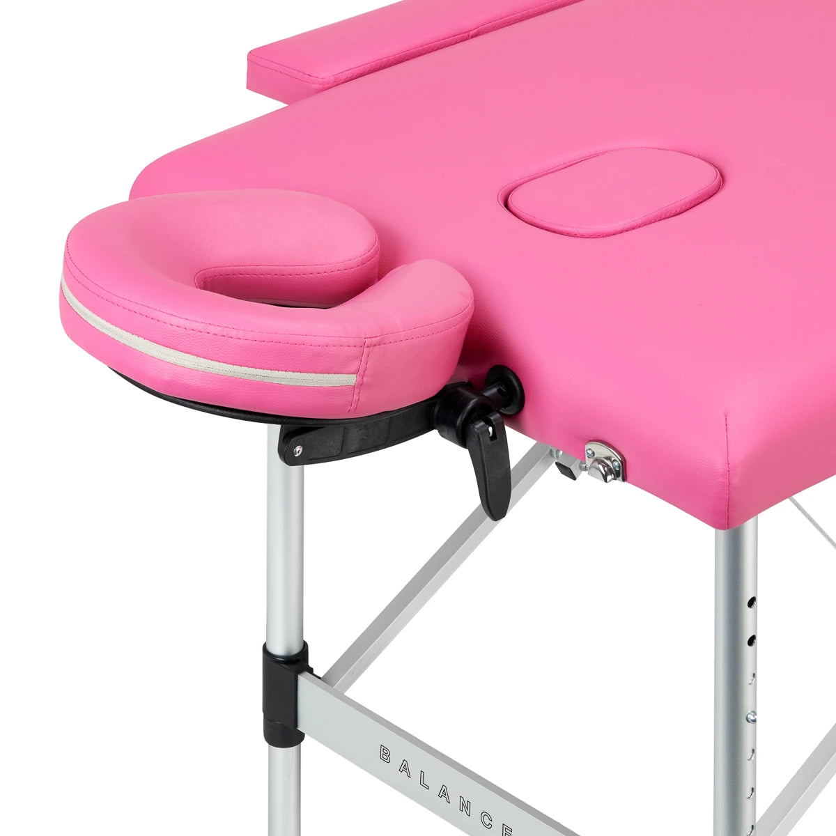 BALANCE Aluminium Klappbare Massageliege 2-teilig, Rosa