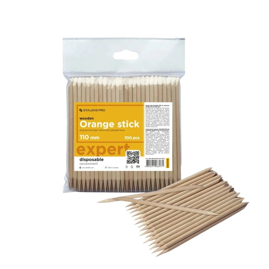 Bâton d'orange en bois EXPERT 110 mm (100 pcs)