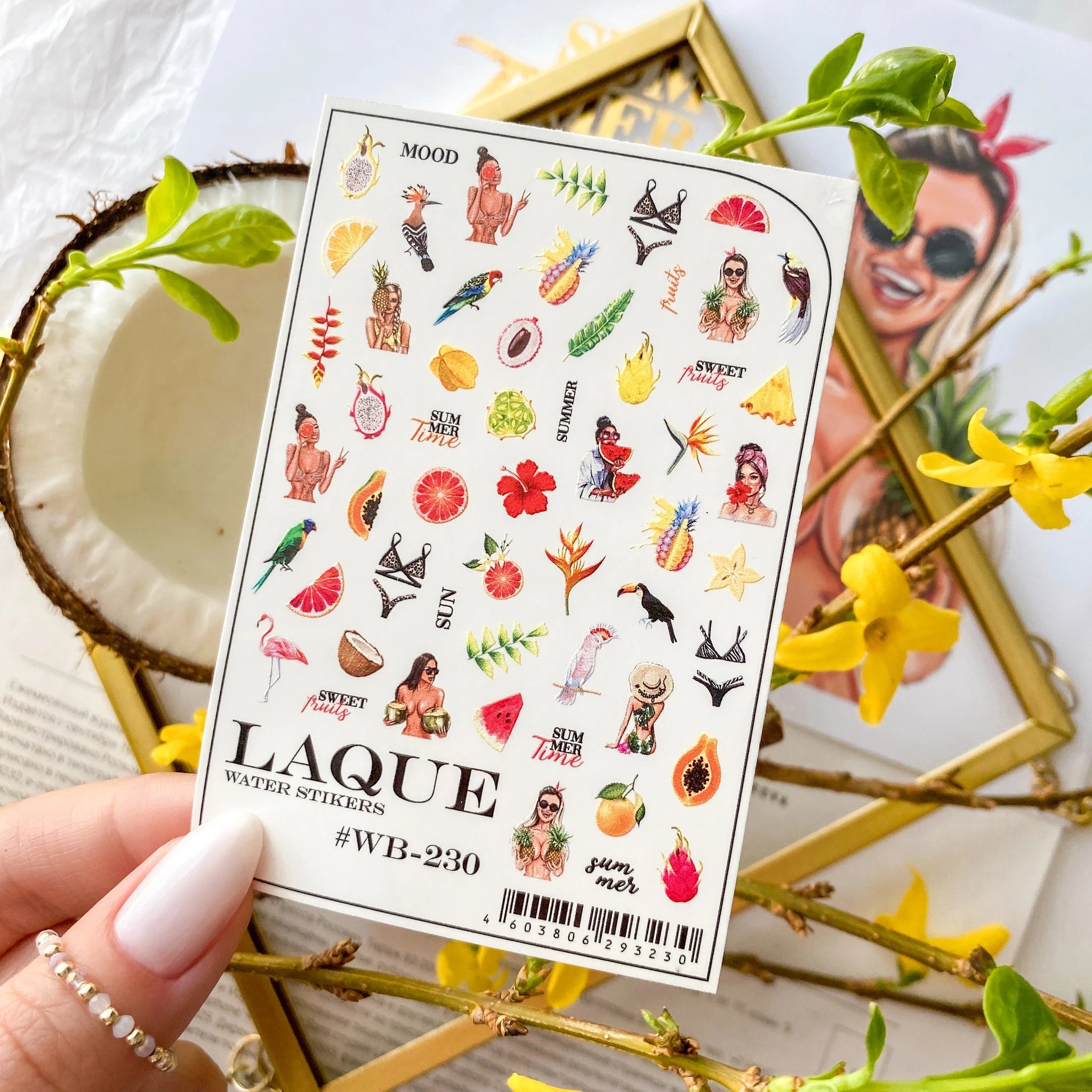 LAQUE NailArt-Einleger #WB-230