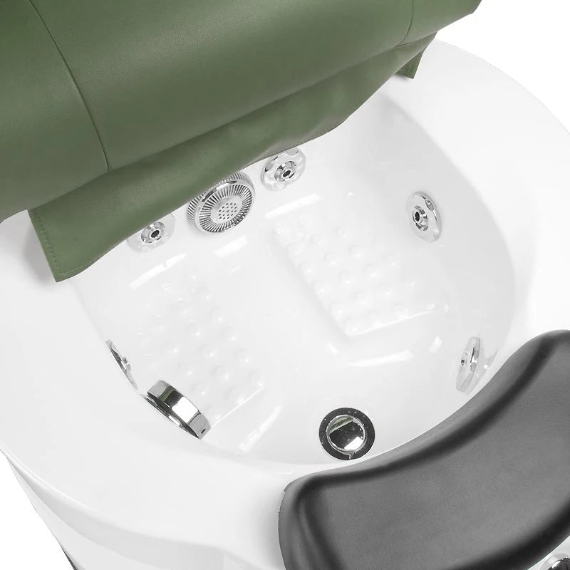 Pädikürenstuhl mit Massage BR-3820D, Grün