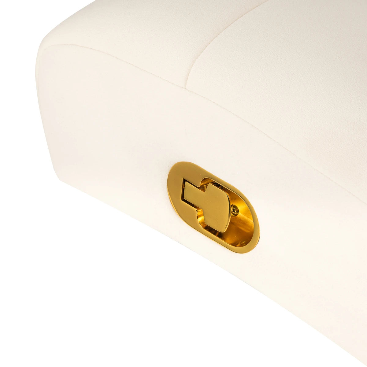Sillon Umbra Behandelstoel voor wimperextensions, Wit met gouden voet