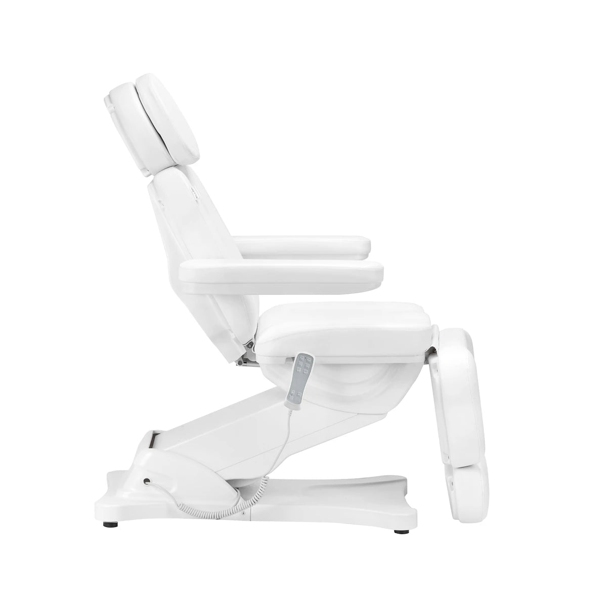 Kosmetoloģijas krēsls - kušete SILLON CLASSIC, 3 motori, ar sildīšanu, balts