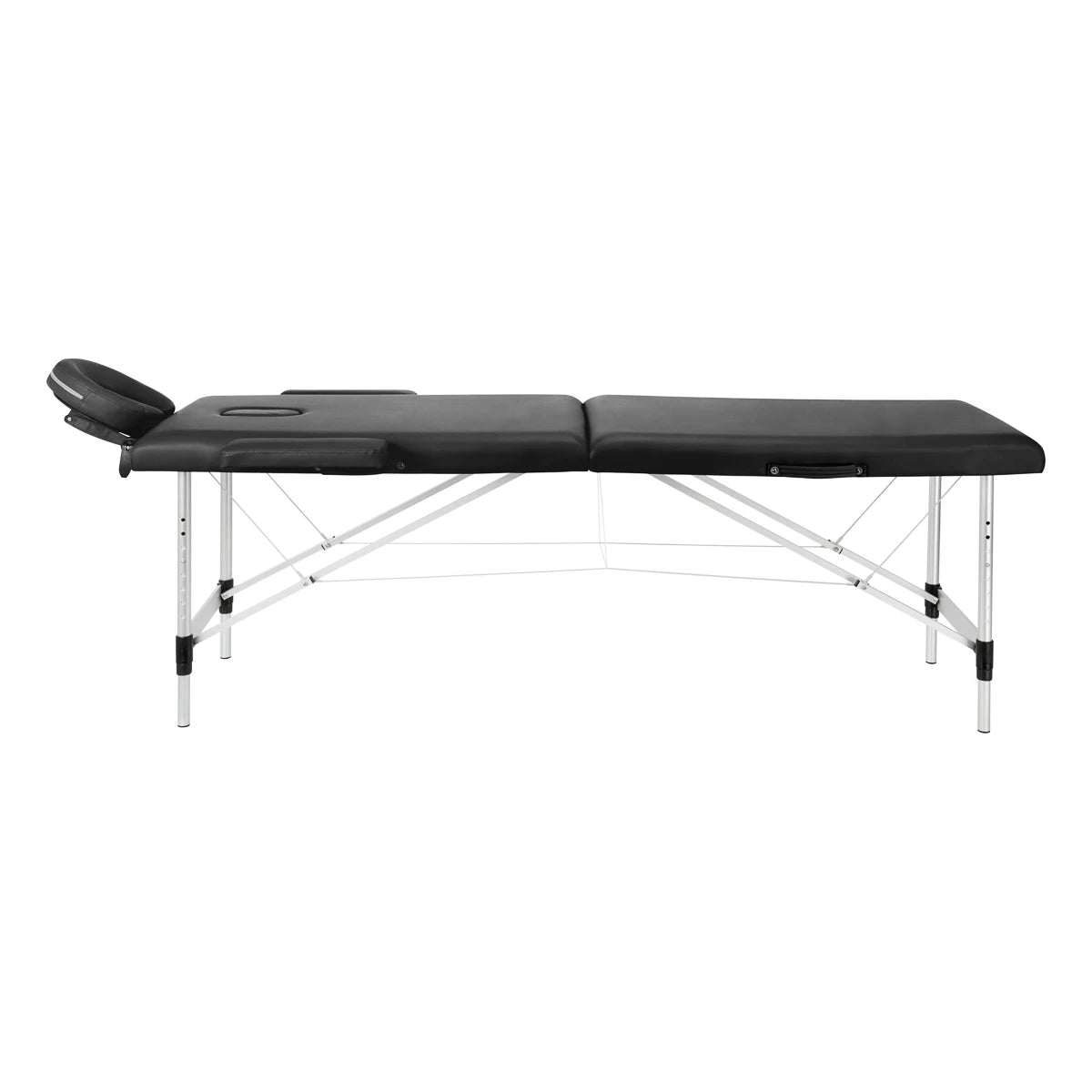 BALANCE aluminium pliant table de massage 2 segment noir