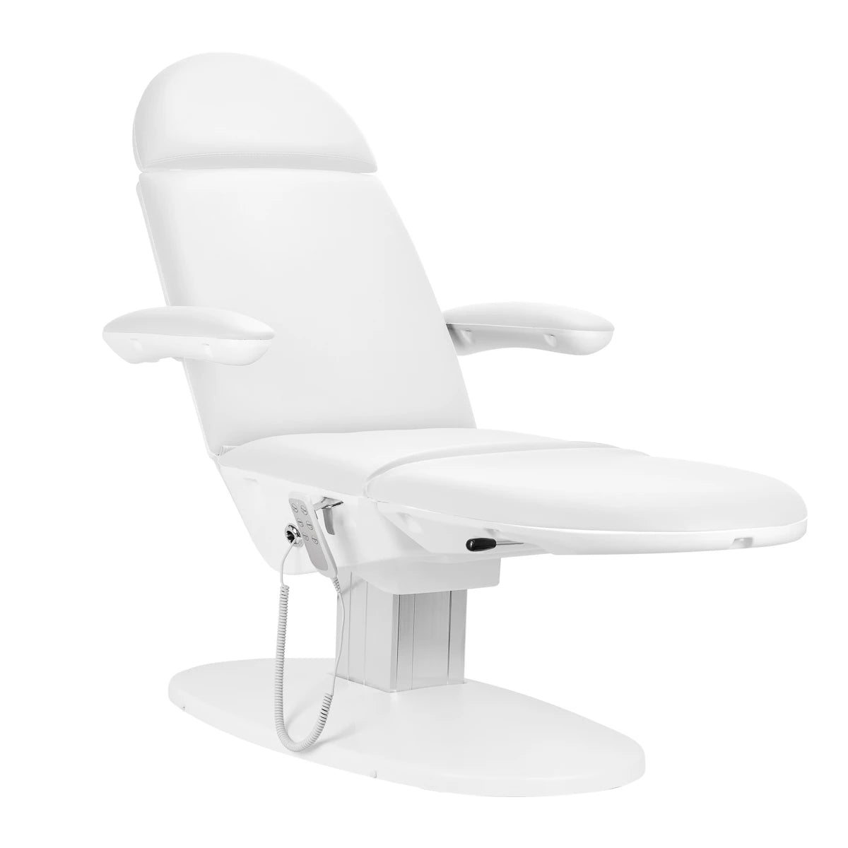 Cosmetic chair electr. 2240 Eclipse 3 actuators white with a cradle