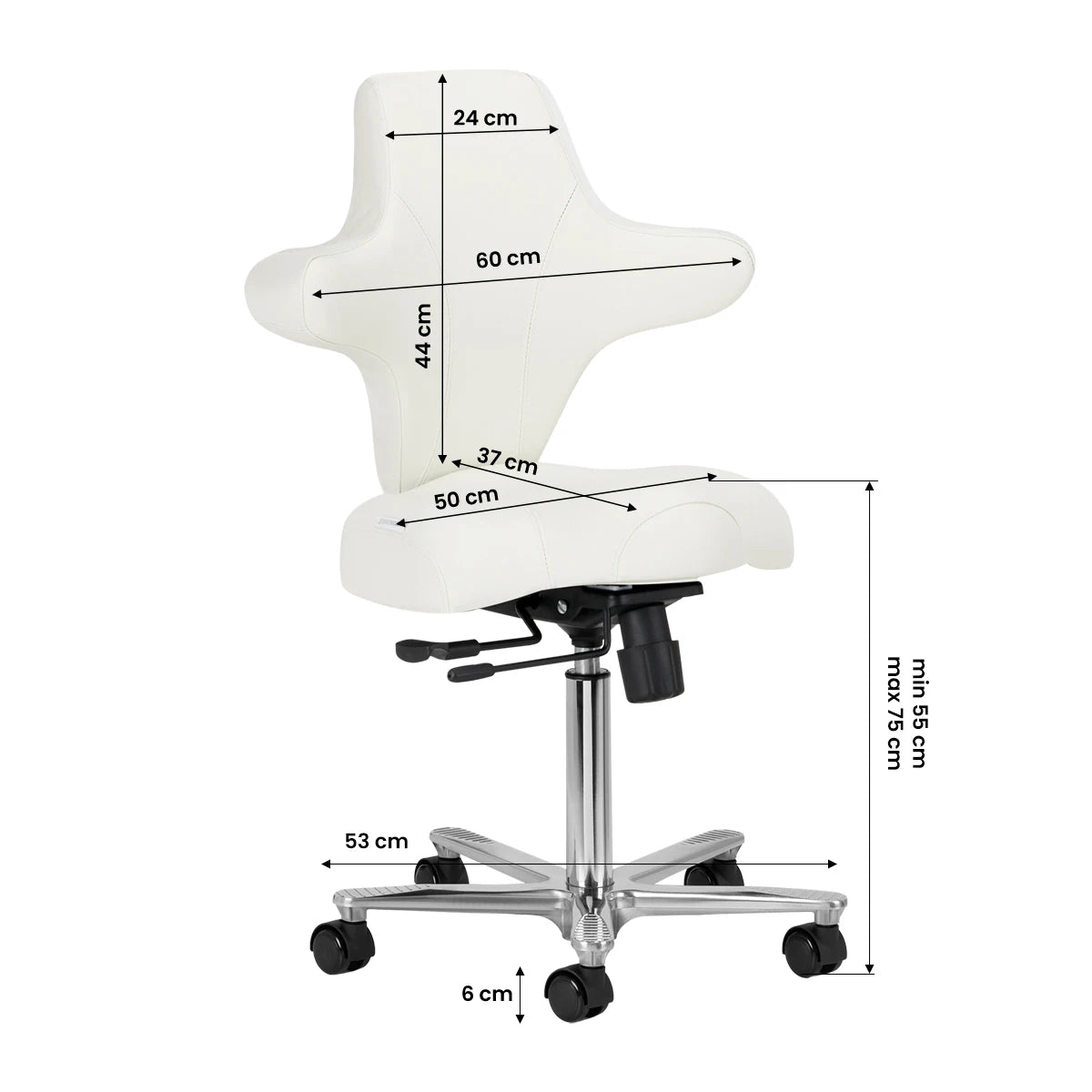 Cosmetology chair Azzurro Special 152 white