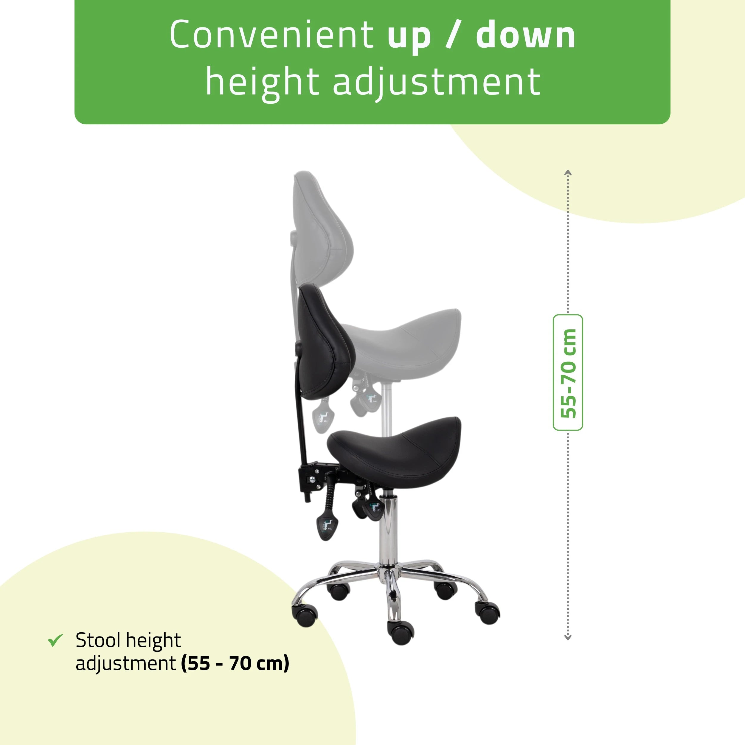 Meistro kėdė Sola Comfy Base K515, juoda