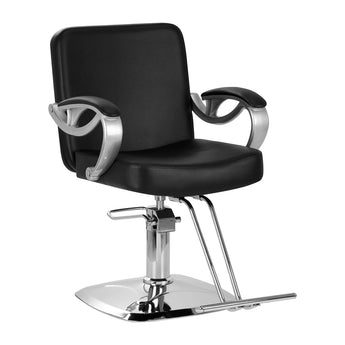 Hair System ZA31 Friseurstuhl, Schwarz