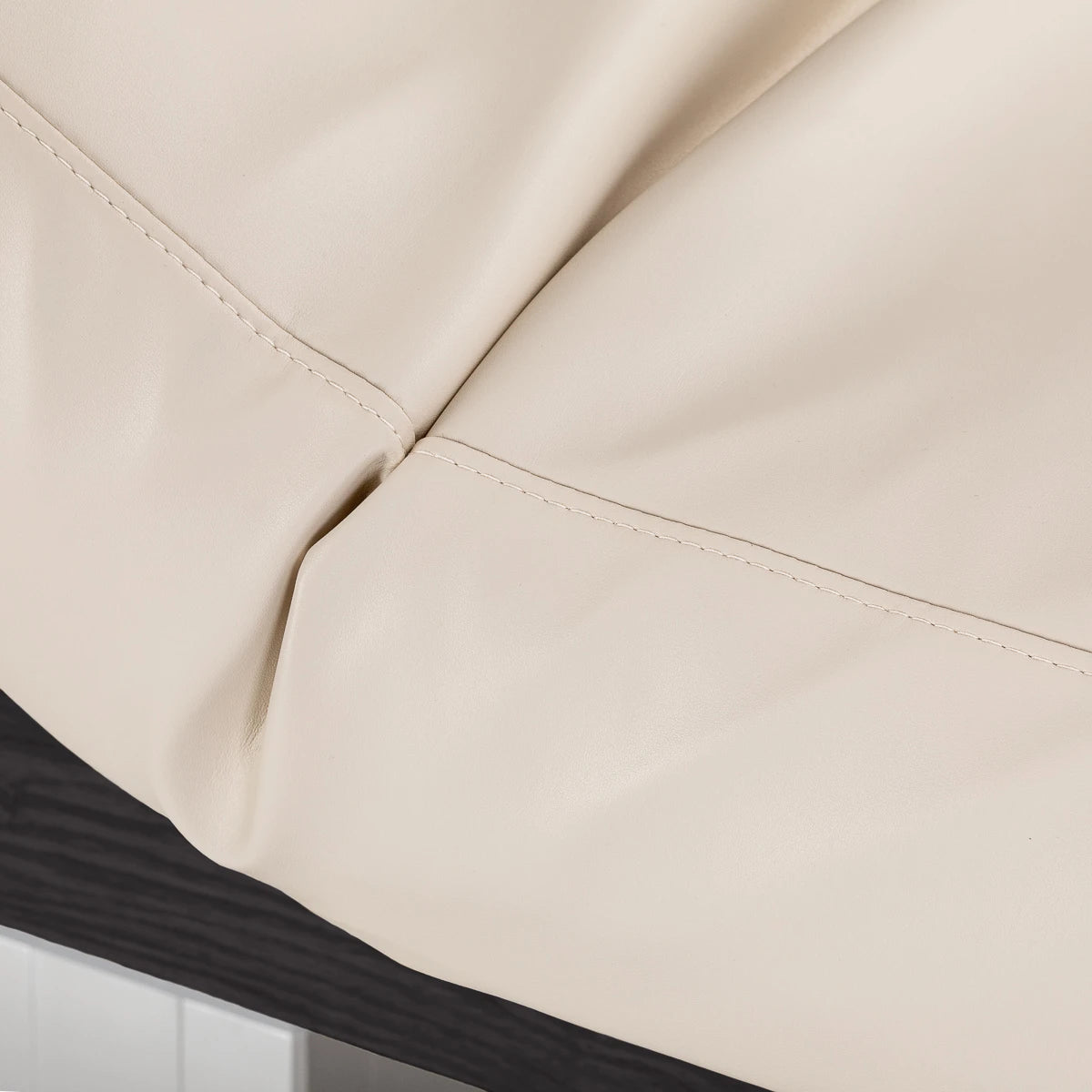 SPA kušete Sillon Comfort, krēmkrāsa ar melnu pamatni