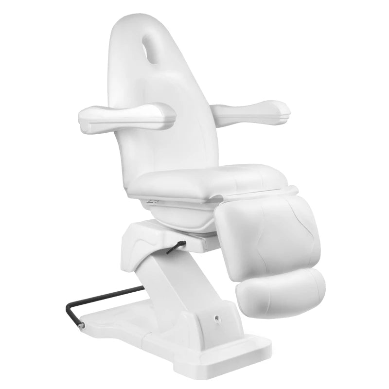 Beauty bed-couche 161, 3 motors, rotating, white