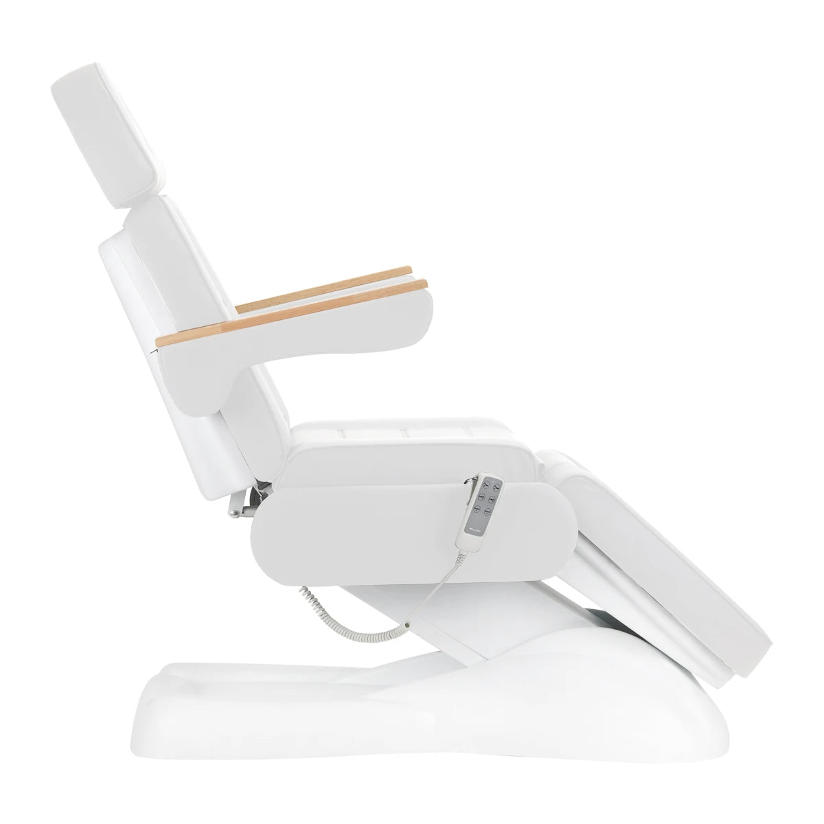Kosmetoloģijas krēsls - kušete SILLON LUX 273b, 3 motori, balta