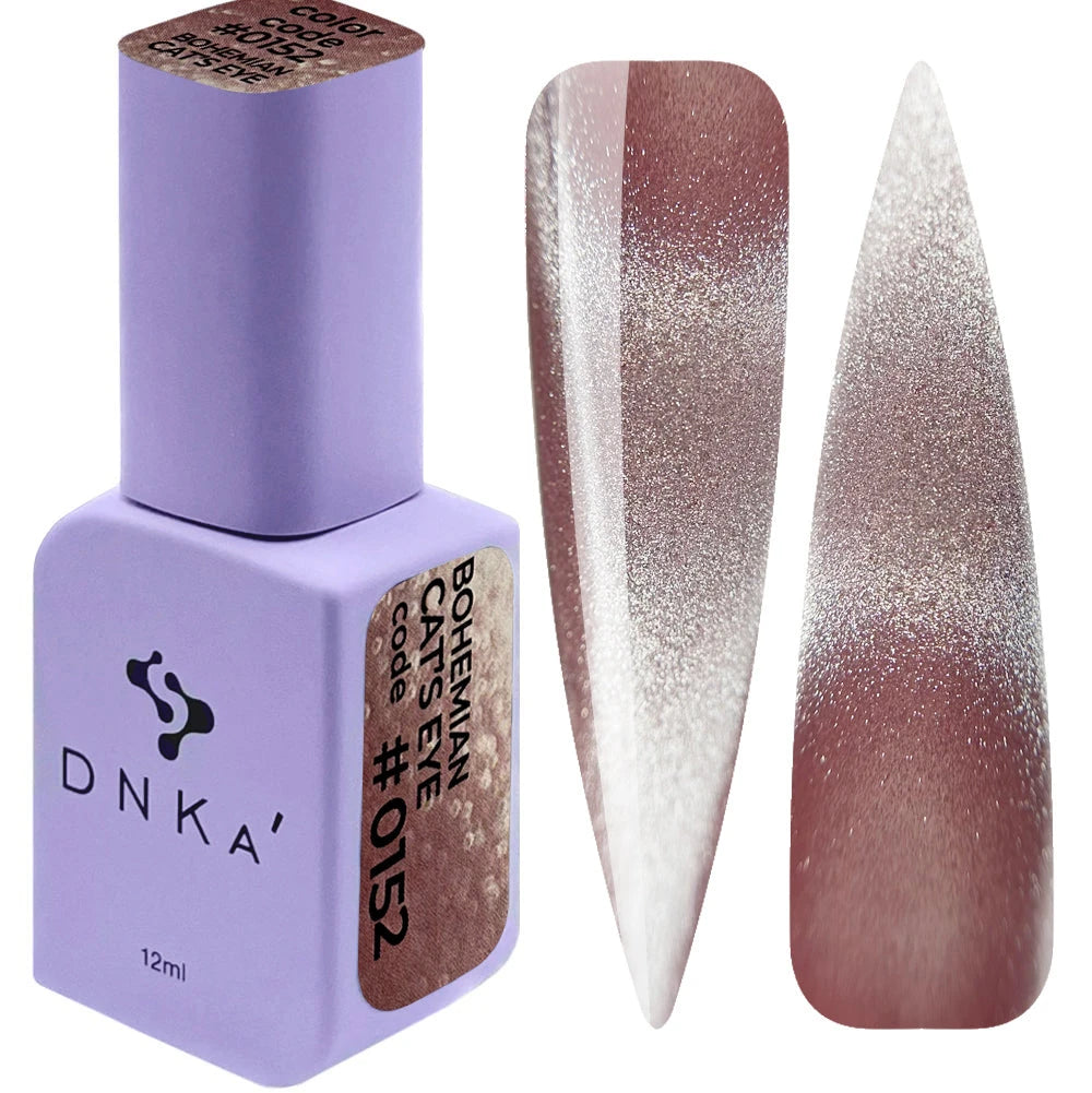 COLOR GEL POLISH CAT`S EYE "DNKa", 12 ml #0019 BOHEMIAN