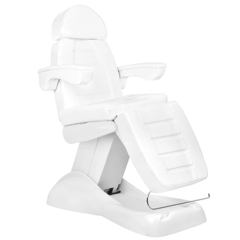 Beauty bed-couche LUX, 4 motors, white with a cradle
