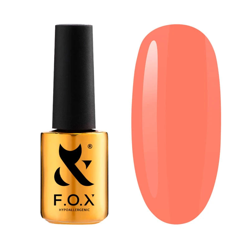 F.O.X Gēla nagu laka Spectrum 069 Gold, 7 ml