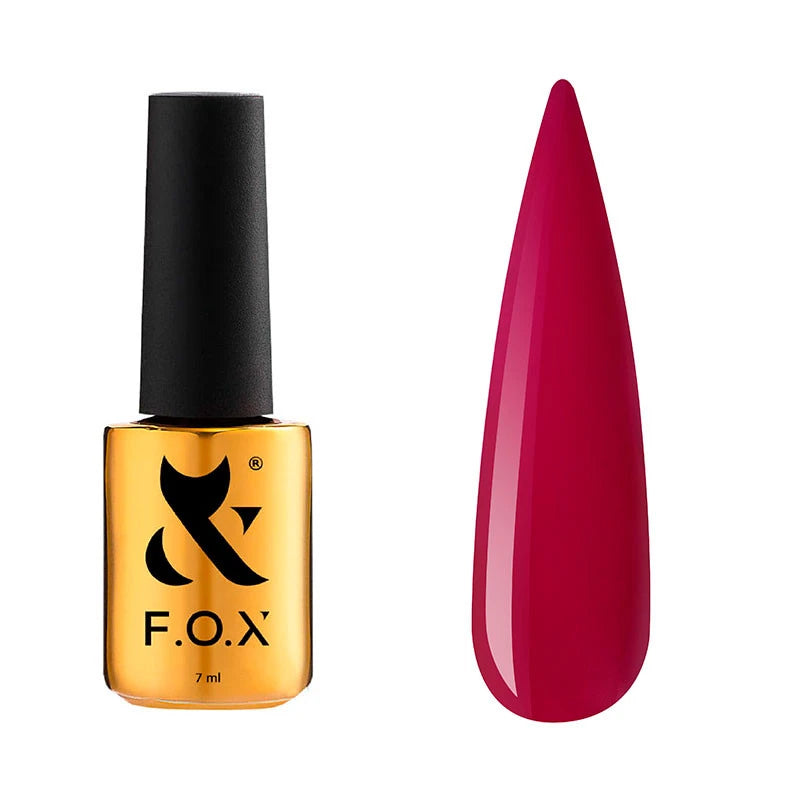 F.O.X Gēla nagu laka Lollipop 002 Strawberry, 7 ml