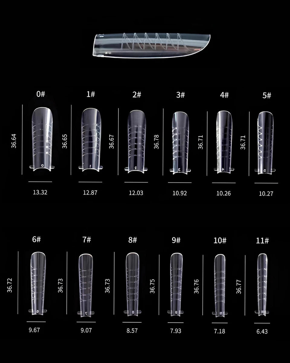 DARK by Rior Nagelformen-Set mit Schablonen