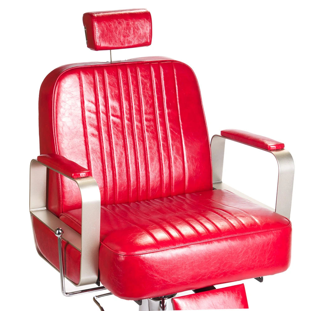 Barberstuhl HOMER BH-31237, rot