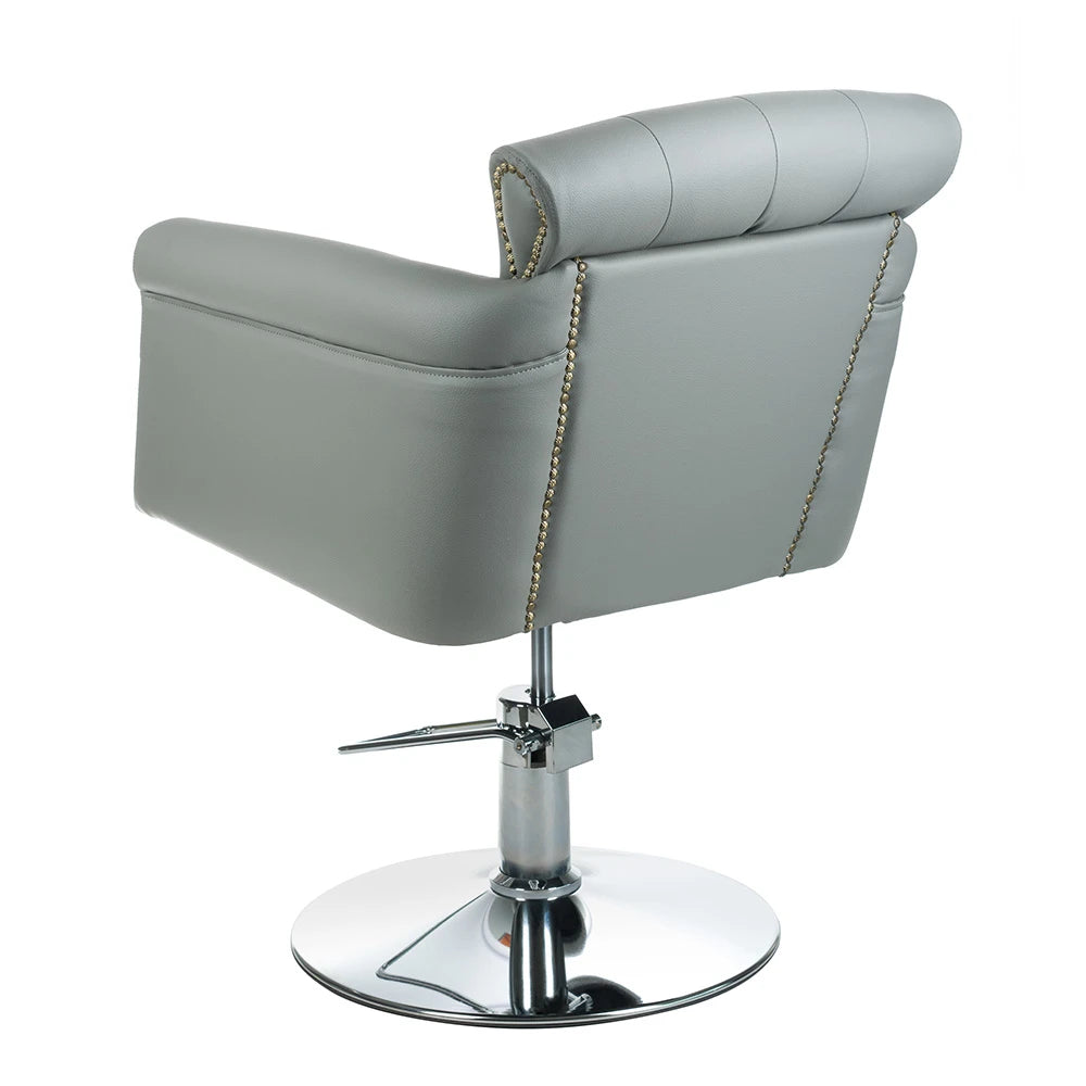 Friseurstuhl ALBERTO BH-8038, hellgrau