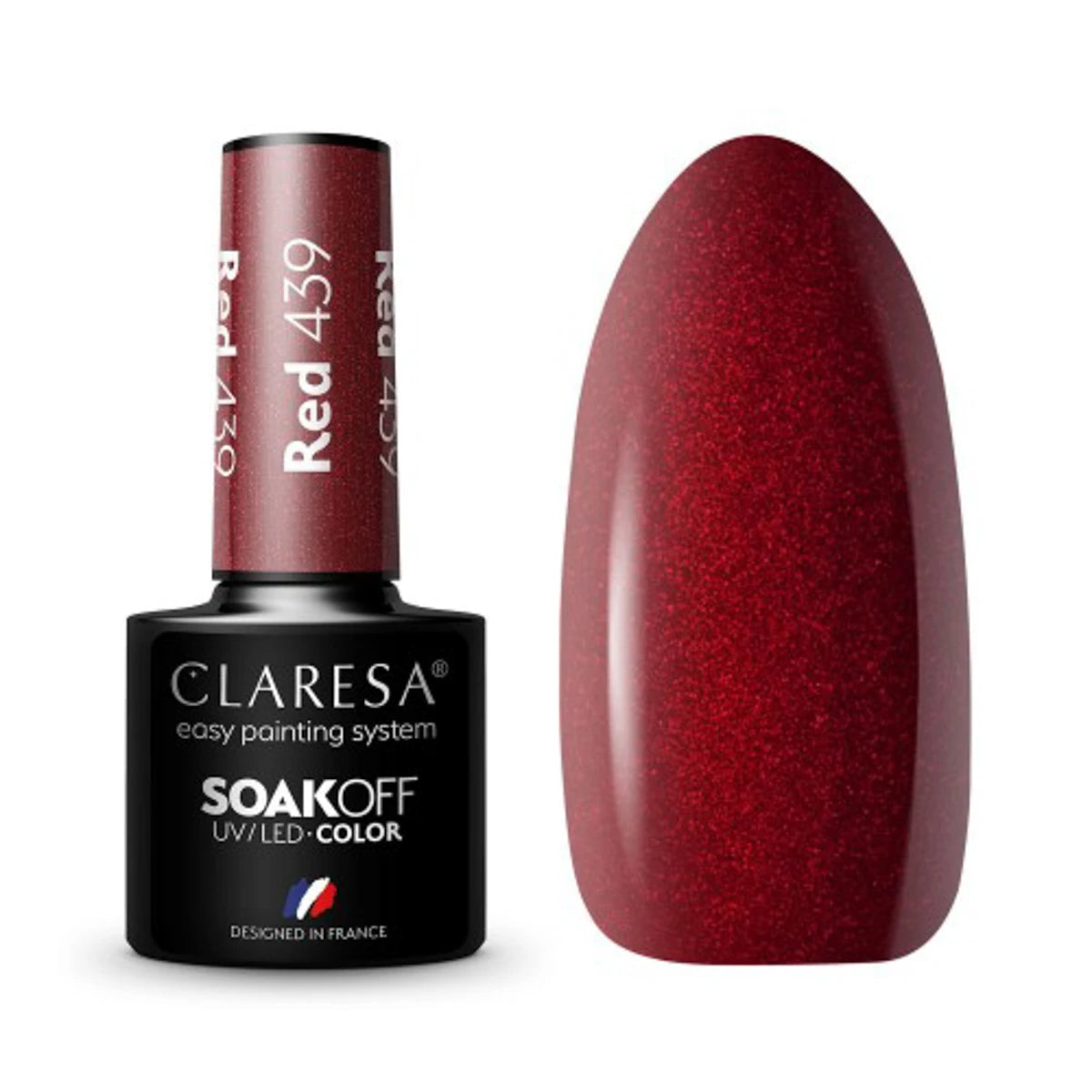 Gel polish RED 439 5ML