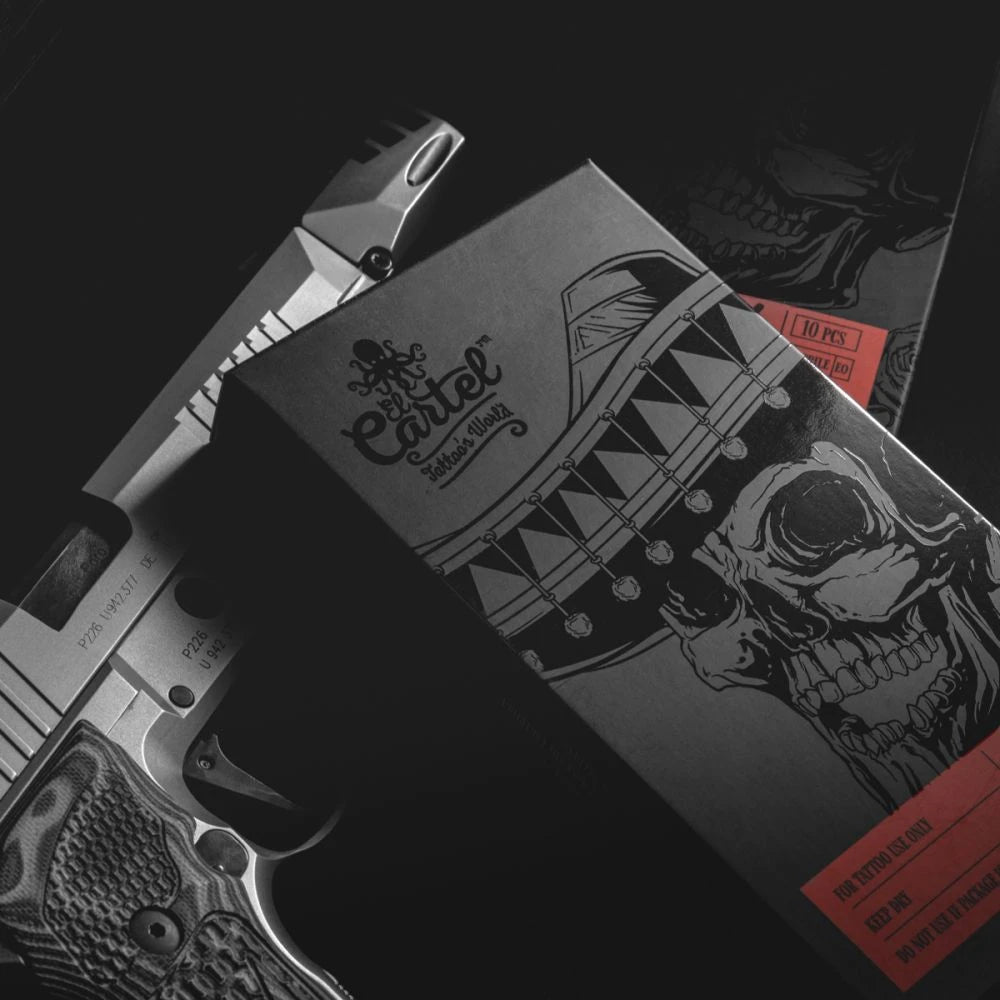 El Cartel V2 Tattoo Cartridge, 0,35 mm 7RL Long Taper 10 tk.