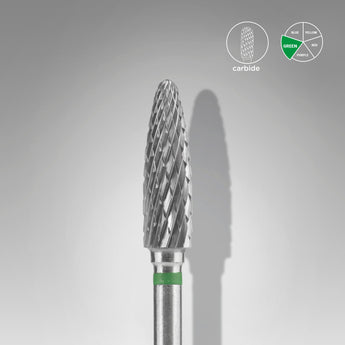 Staleks Expert Karbid neglebor majs grøn, hoveddiam. 4 mm, arbejdsdel 14 mm - grøn/hård