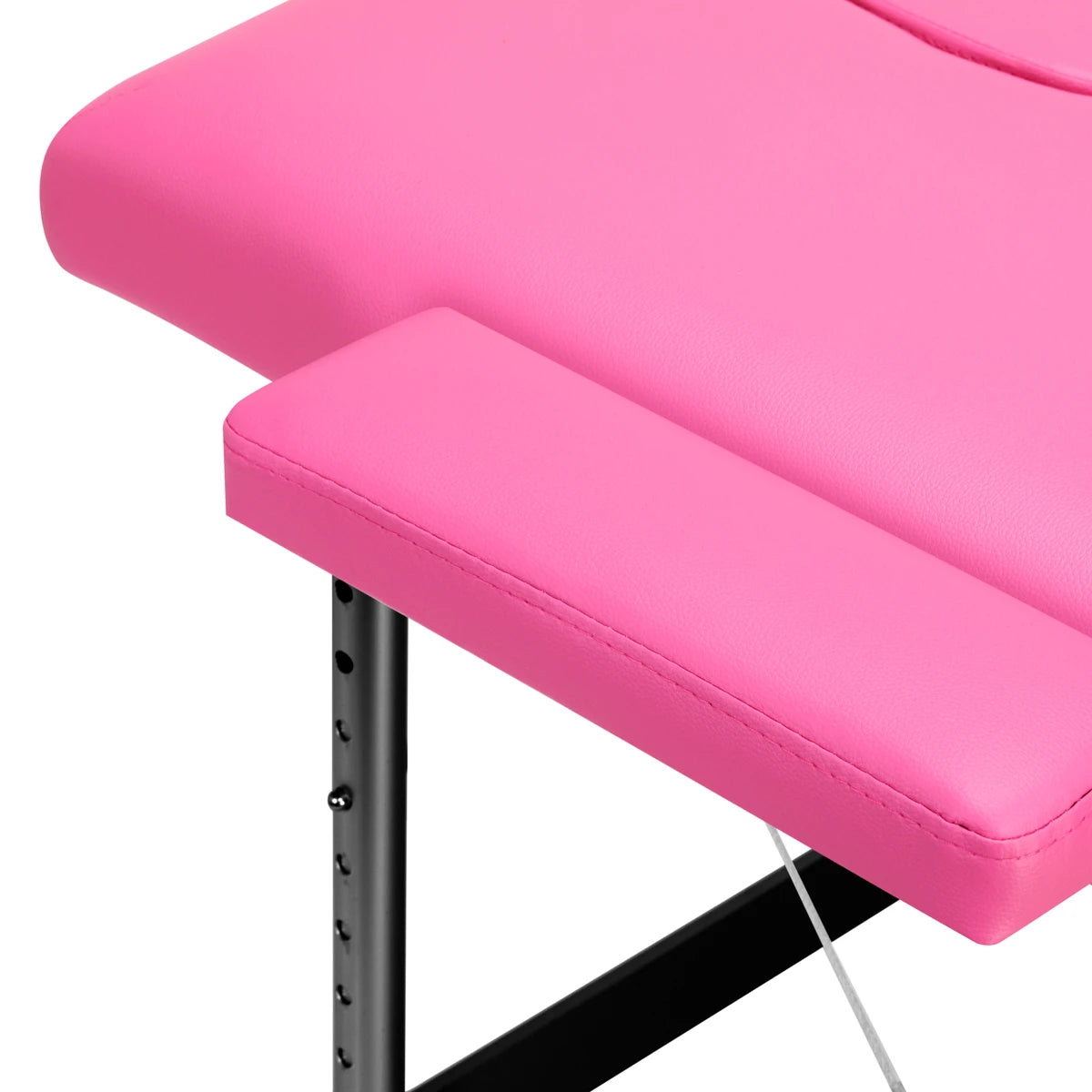 Sulankstomas masažo stalas Activ Fizjo comfort 2 segmentų, rožinė-juoda
