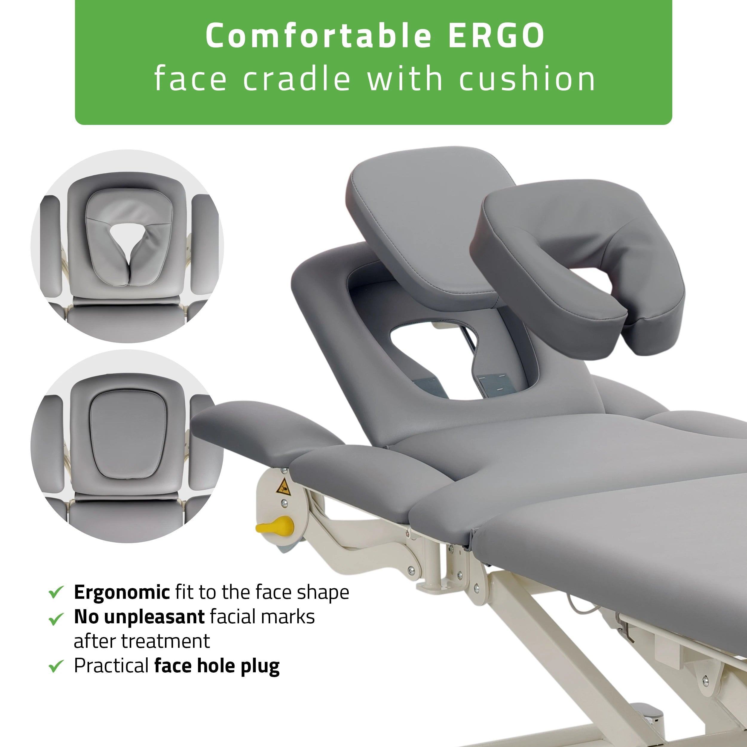 Elektrické masážní a fyzioterapeutické lehátko Proxima X7 Touch Core, šedá