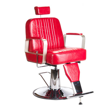 Barberstuhl HOMER BH-31237, rot