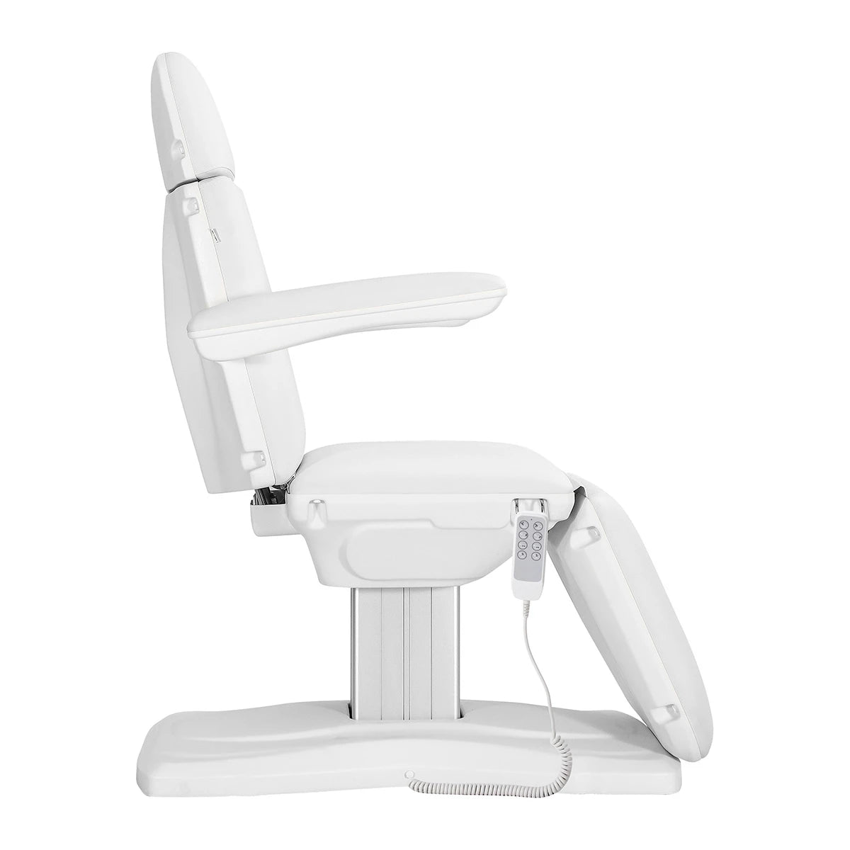 Sillon Eclipse Elektrische Kosmetikliege, 4 Motoren, Weiß