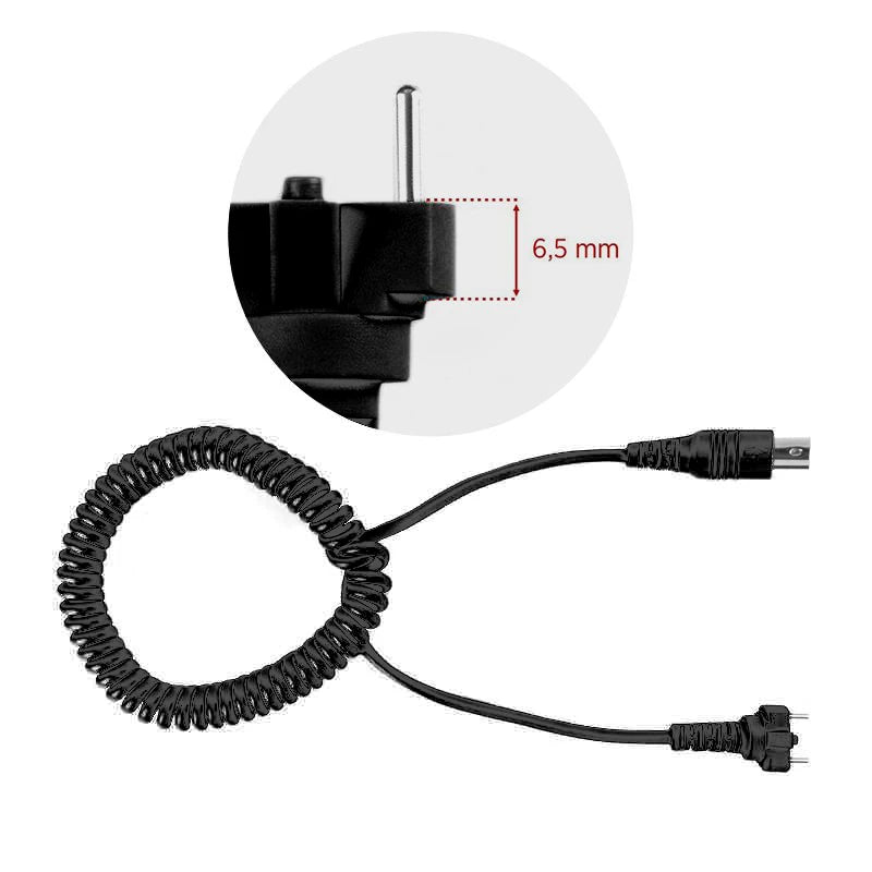 Saeyang kabel voor nagelfrees marathonkop SDE-H200, SDE-SH300S, SDE-SH30N, SDE-M33E, SDE-M40ES, zwart