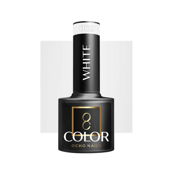OCHO NAILS Gēla nagu laka White 001, 5 g
