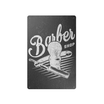 Decorative plaque barber b026
