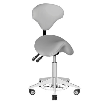 Cosmetic chair, AZZURRO 037F BUMP-UP, grey